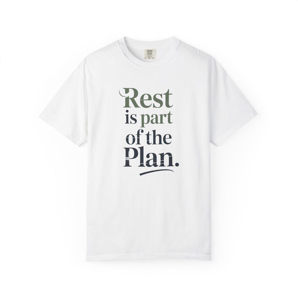 Mental Health Self Care Shirt, Rest Is Part Of The Plan Tee, Mental Health Awareness Gift, Therapy Support Shirt, Calm Self Care Tee