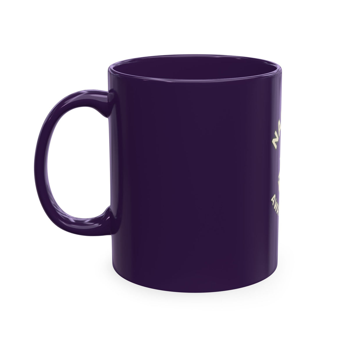 Namaste Away From Me Ceramic Mug — Funny Yoga Duck Coffee Cup