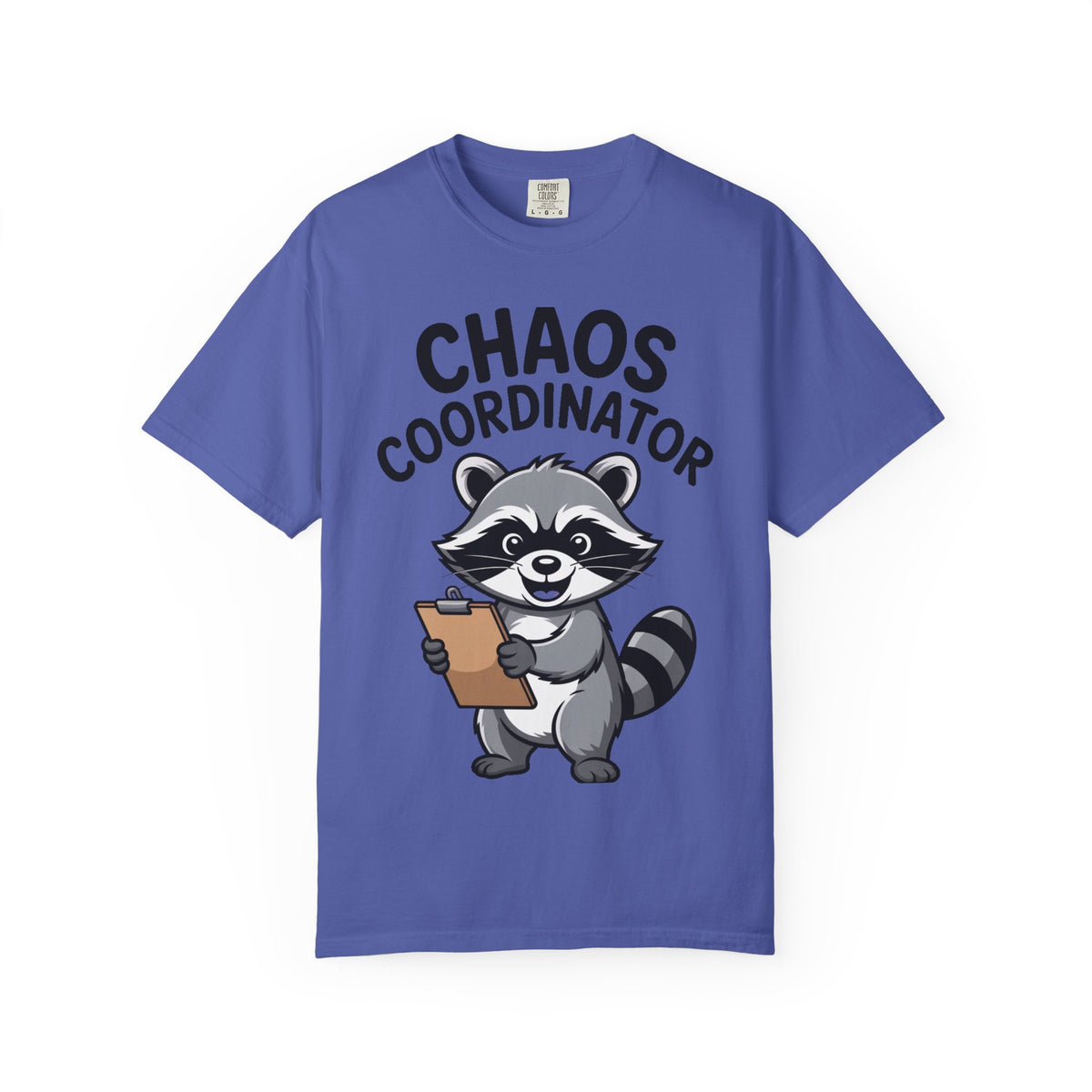 Chaos Coordinator Raccoon Shirt, Funny Raccoon T-Shirt, Trash Panda Gift, Cute Clipboard Raccoon Tee, Sarcastic Work Shirt