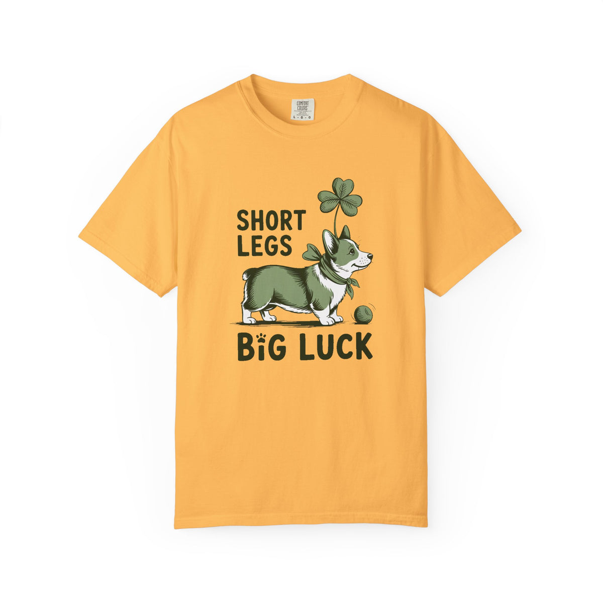 Corgi Owner Shirt, St Patrick's Day Shirt, Short Legs Big Luck Corgi Tee, Funny Corgi Gift, St Paddy's Day Dog Lover Shirt, Lucky Corgi Mom…