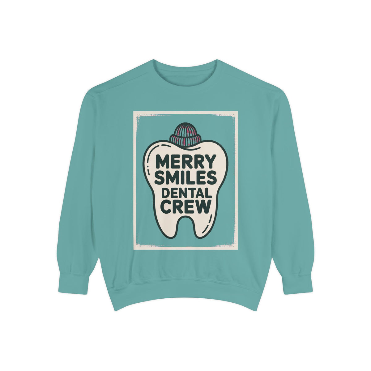 Dental Christmas Team Sweatshirt, Merry Smiles Dental Crew Gift, Christmas Gift For Dentist, Dental Office Holiday Sweatshirt, Dental Hygie…