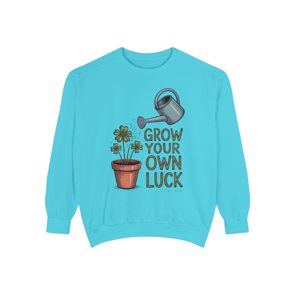 Gardener Sweatshirt, St Patrick's Day Gift For Gardener, Grow Your Own Luck Shirt, Plant Lover Sweatshirt, Shamrock Garden Gift, Lucky Gard…