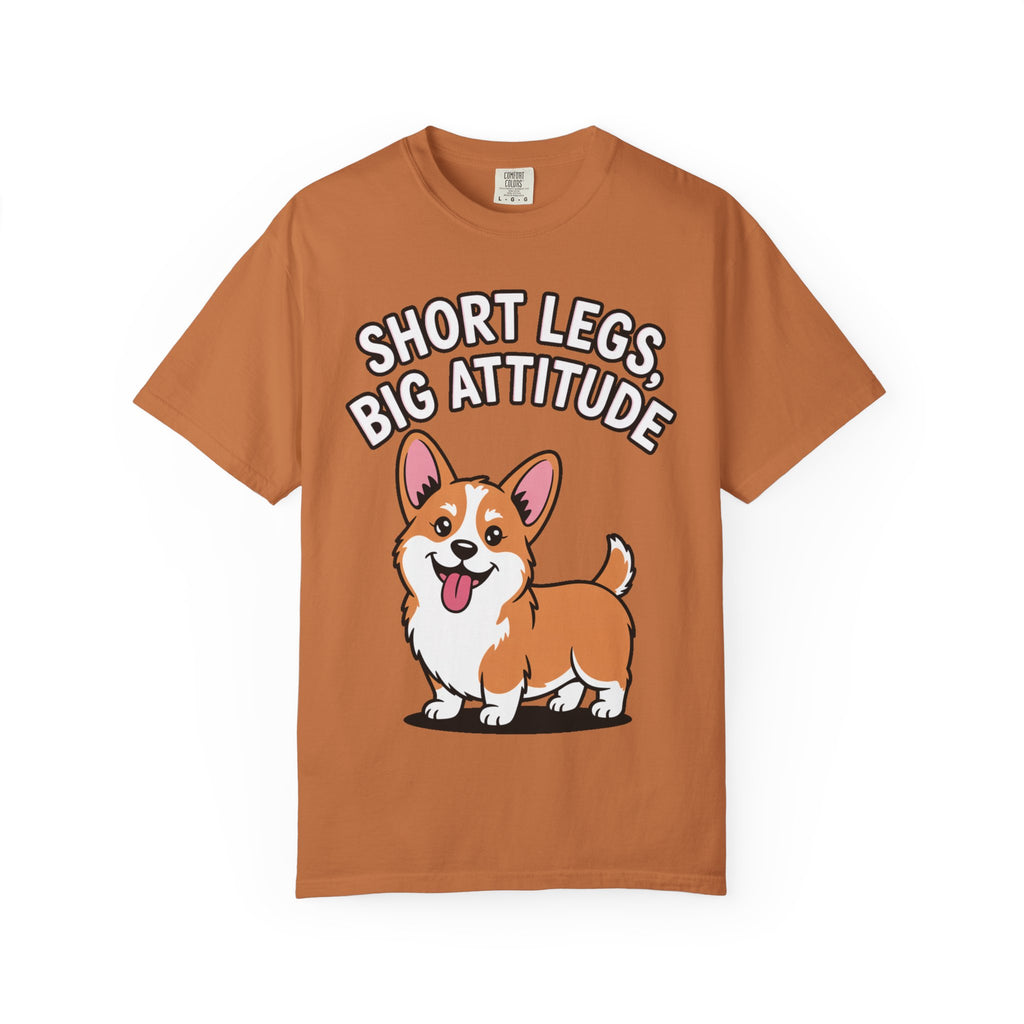 Short Legs Big Attitude Corgi Shirt, Funny Corgi T-Shirt, Cute Dog Lover Gift, Corgi Mom Dad Tee, Sassy Dog Graphic Shirt