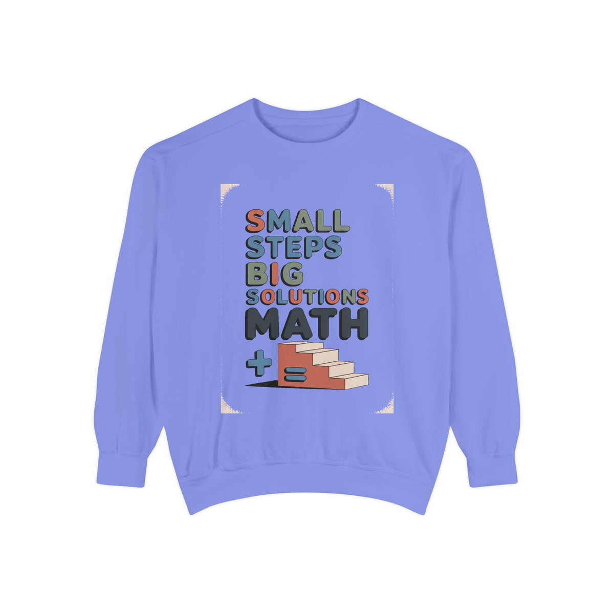 Math Teacher Sweatshirt, Small Steps Big Solutions Crewneck, Math Teacher Retirement Gift, Funny Math Teacher Sweater, Teacher Appreciation…