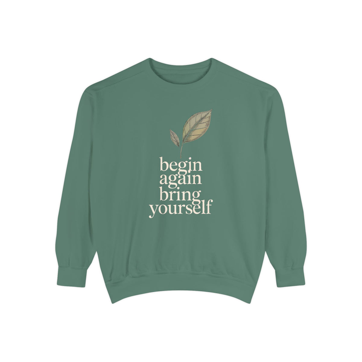 New Job Sweatshirt, Begin Again Crewneck, New Chapter Gift, Faith Based Gift, Positive Message Sweatshirt, Inspirational New Job Gift