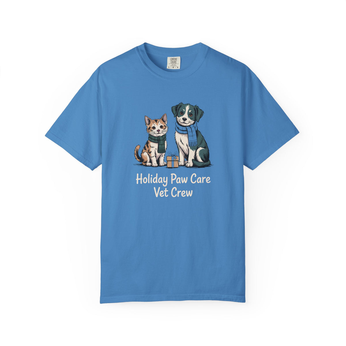 Vet Crew Christmas Shirt, Holiday Paw Care Tee, Veterinary Staff Gift, Vet Tech Christmas Shirt, Funny Vet Crew Shirt, Animal Clinic Holida…