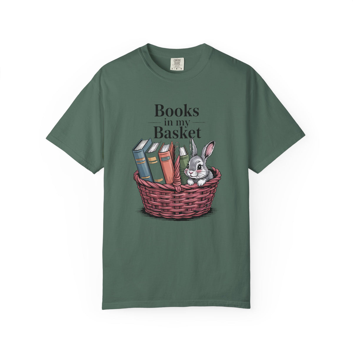 Book Lover Easter Shirt, Books In My Basket Tee, Easter Gift For Readers, Bunny Book Lover Shirt, Reading Lover Easter Gift, Spring Basket…