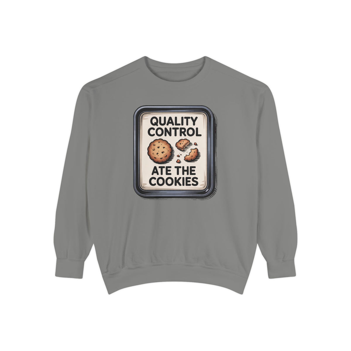 Baker Christmas Sweatshirt, Quality Control Ate The Cookies, Funny Christmas Gift For Baker, Holiday Cookie Crewneck, Funny Baking Tee