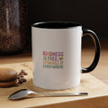 Kindness Is Free Sprinkle It Everywhere Mug, Pastel Gradient Typography Coffee Mug, Positive Quote Mug, Kindness Gift for Friend Teacher