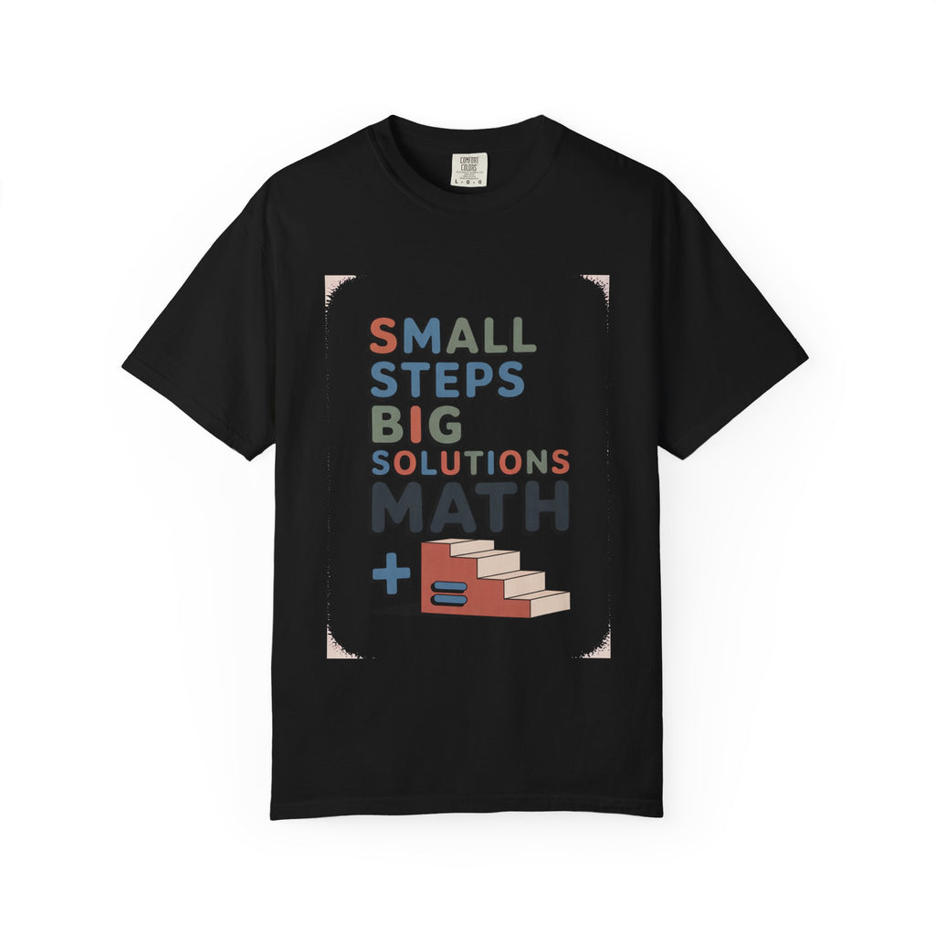 Math Teacher Shirt, Small Steps Big Solutions, Math Teacher Retirement Gift, Funny Math Teacher Tee, Teacher Appreciation Shirt, Gift For M…