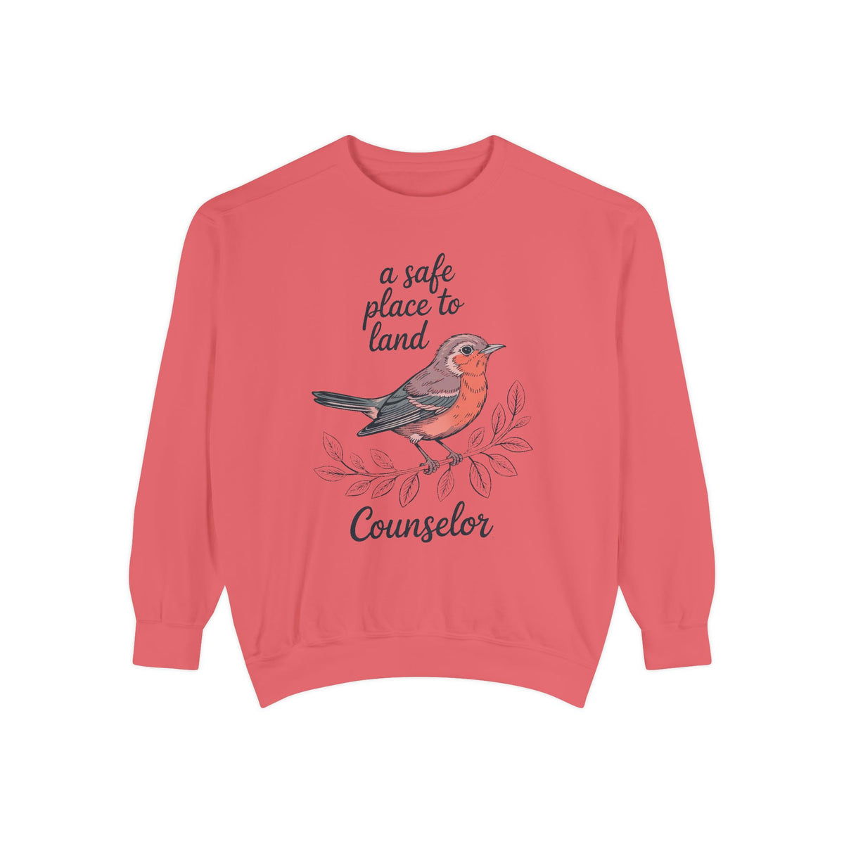 School Counselor Sweatshirt, A Safe Place To Land, Counselor Appreciation Gift, Teacher Appreciation Crewneck, Counselor Week Sweatshirt, G…
